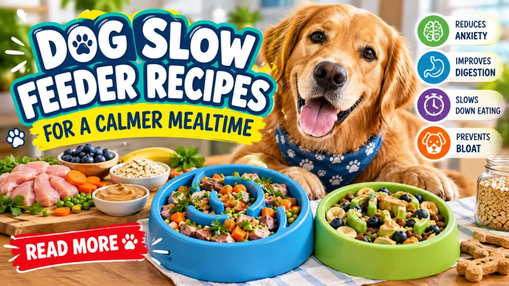 Dog Slow Feeder Recipes for a Calmer Mealtime