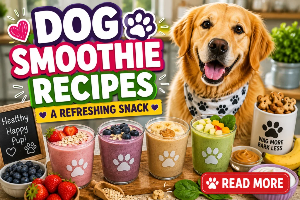 Dog Smoothie Recipes A Refreshing Snack