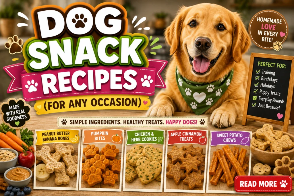 Dog Snack Recipes (For Any Occasion)