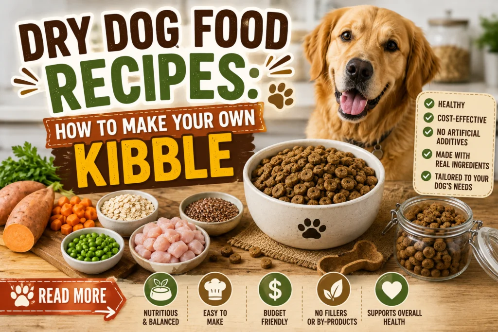 Dry Dog Food Recipes How to Make Your Own Kibble