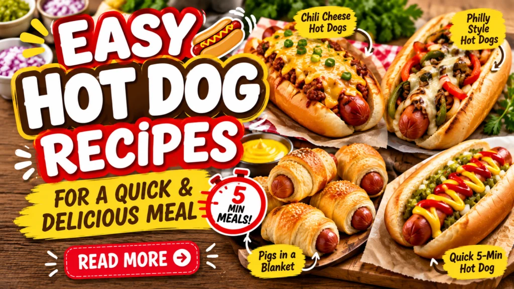 Easy Hot Dog Recipes for a Quick & Delicious Meal