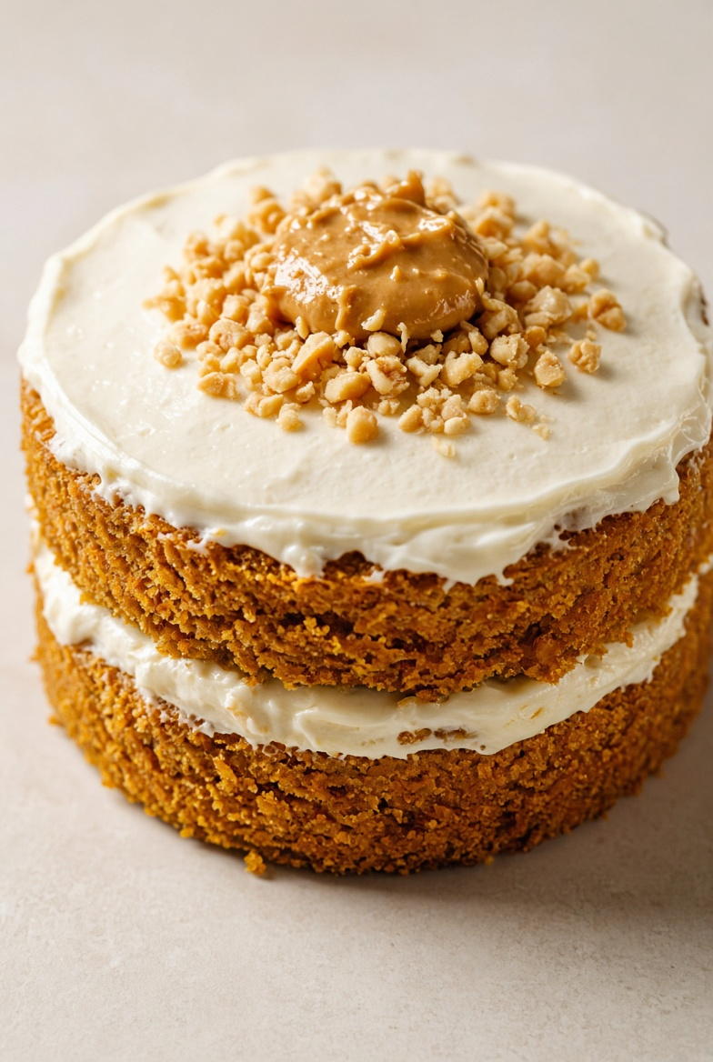 Easy Pumpkin Peanut Butter Cake