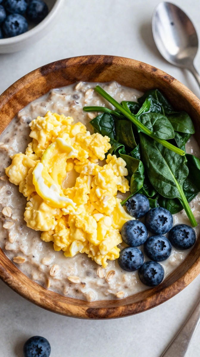 Egg & Oatmeal Breakfast Bowl