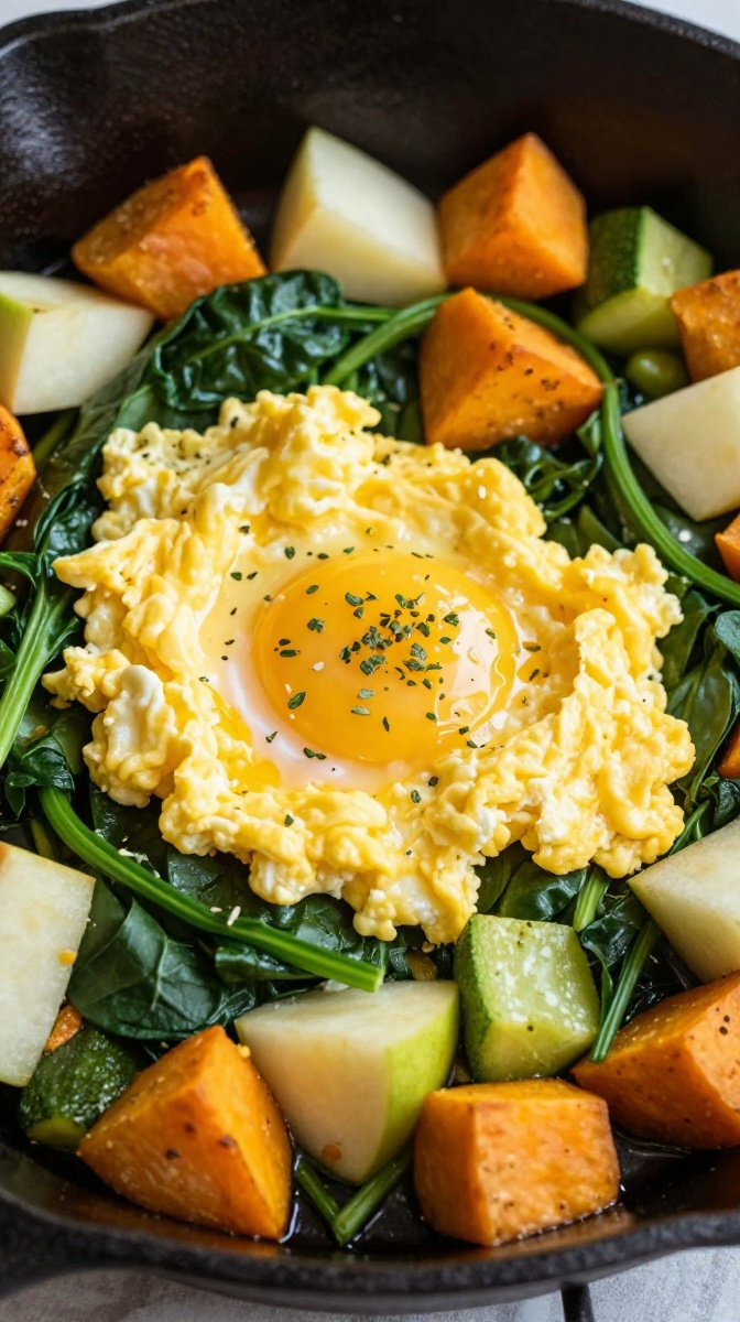 Egg, Veggie & Herb Vitality Scramble