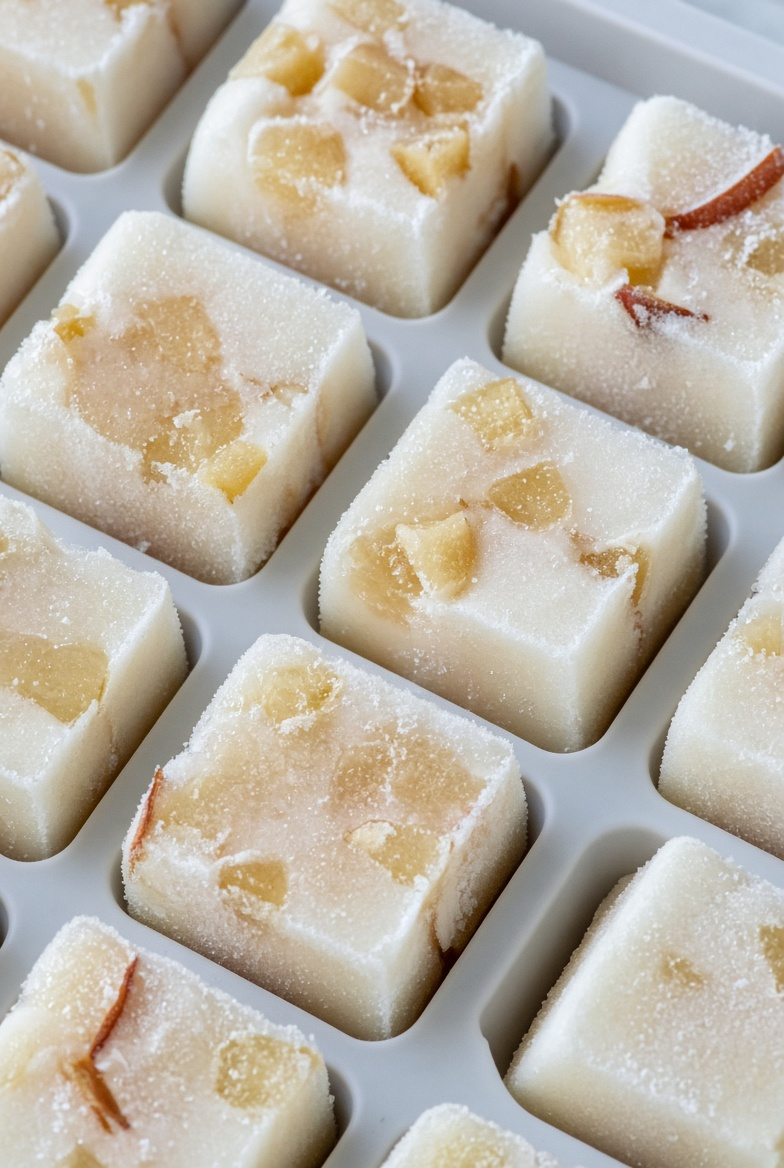Frozen Applesauce Yogurt Bites
