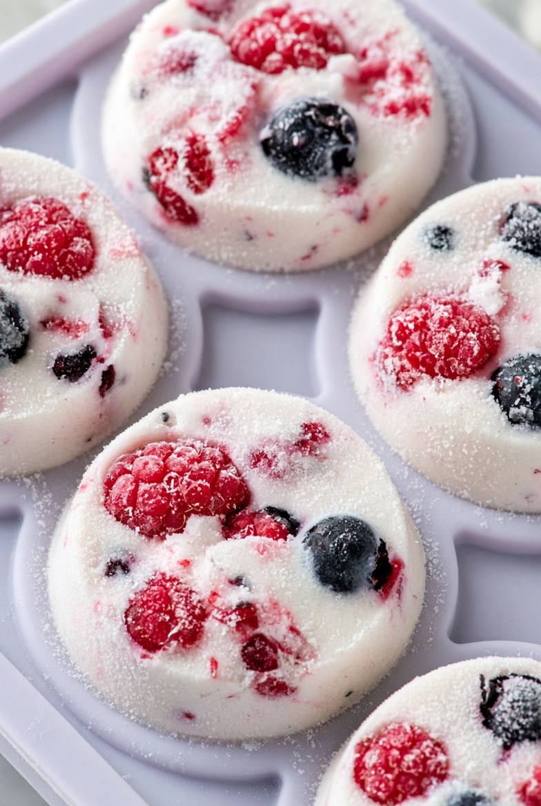 Frozen Yogurt Berry Bites
