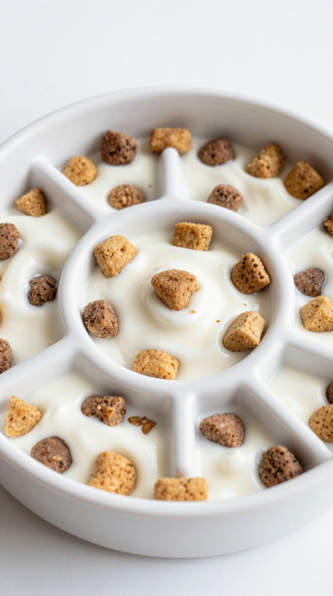 Frozen Yogurt Kibble Maze