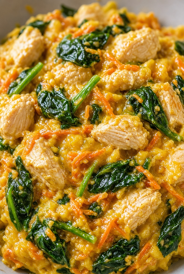 Green Goddess Chicken & Spinach Mix