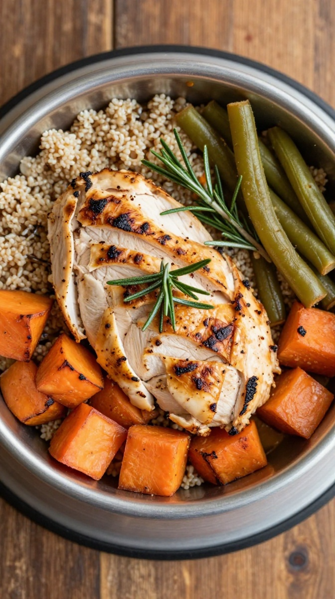 Grilled Chicken & Quinoa Harvest Bowl