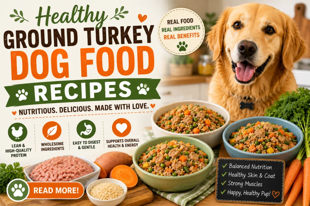 Healthy Ground Turkey Dog Food Recipes
