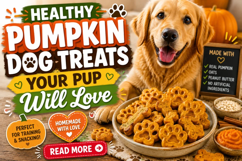 Healthy Pumpkin Dog Treats Your Pup Will Love