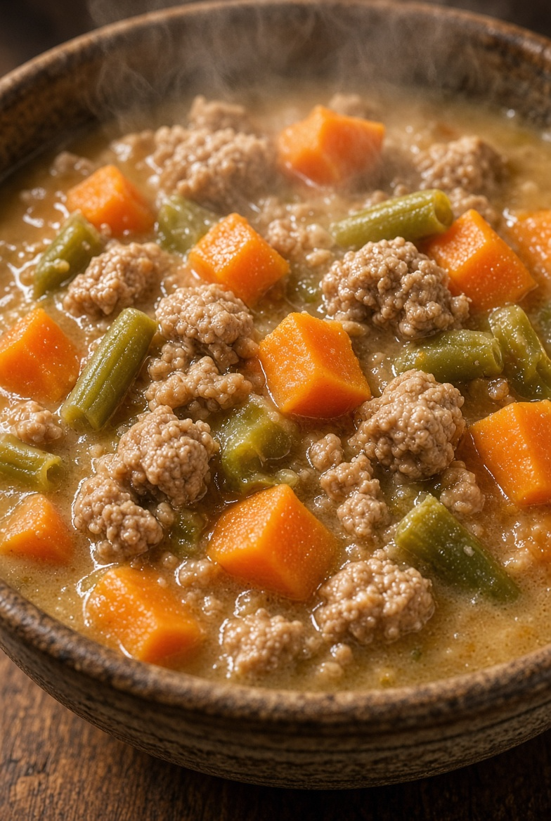 Hearty Turkey & Sweet Potato Soup