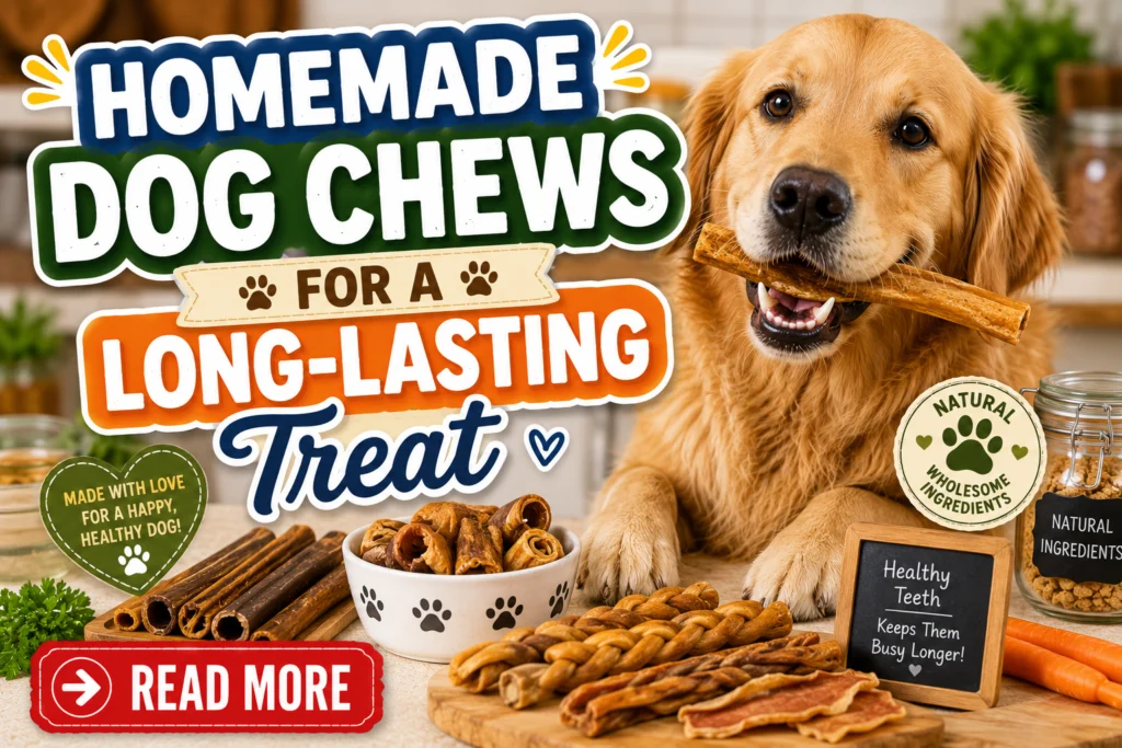 Homemade Dog Chews for a Long-Lasting Treat