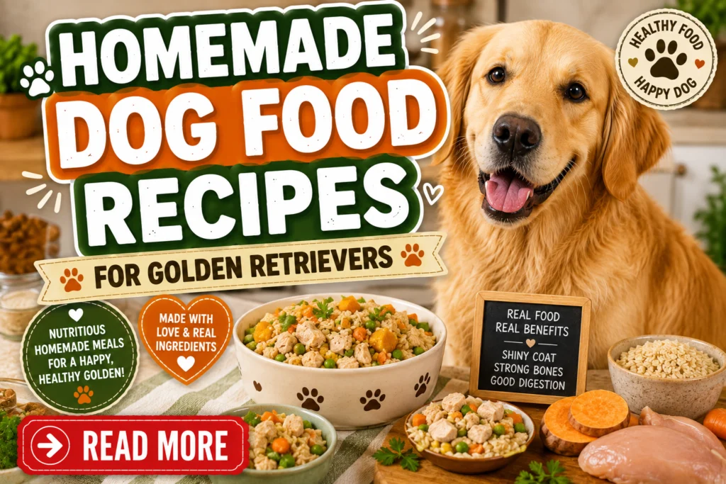 Homemade Dog Food Recipes for Golden Retrievers