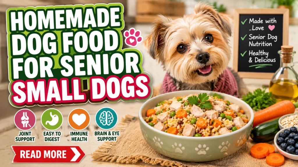 Homemade Dog Food for Senior Small Dogs