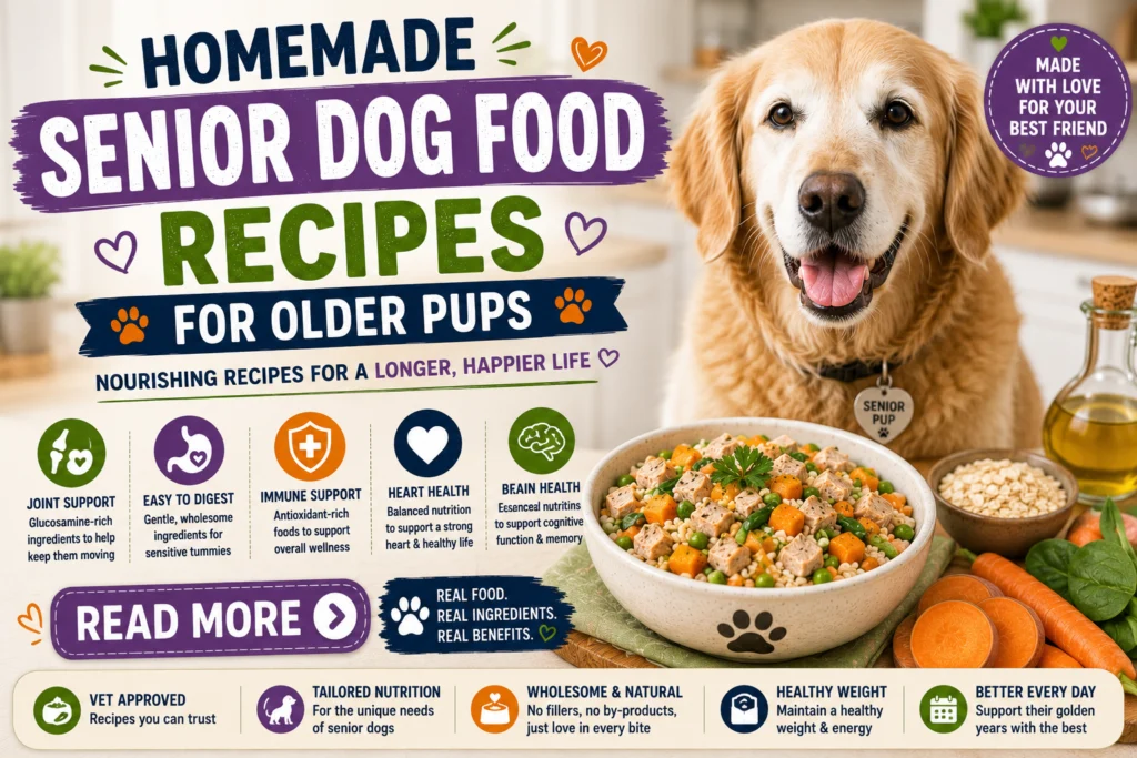 Homemade Senior Dog Food Recipes for Older Pups