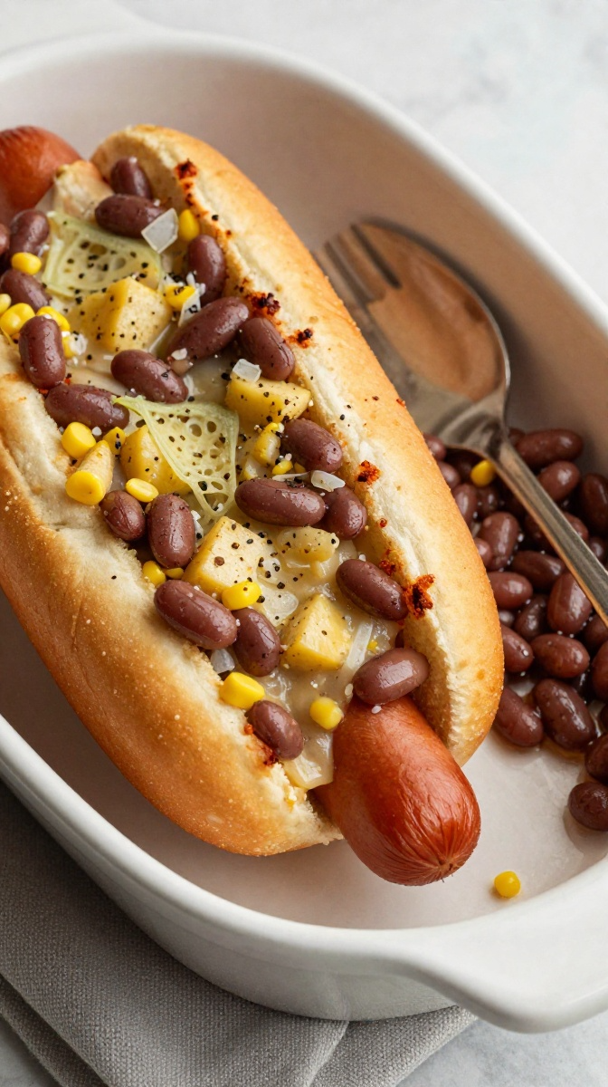 Hot Dog & Bean Casserole