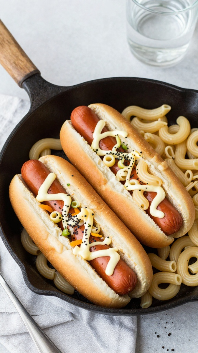 Hot Dog & Macaroni Skillet