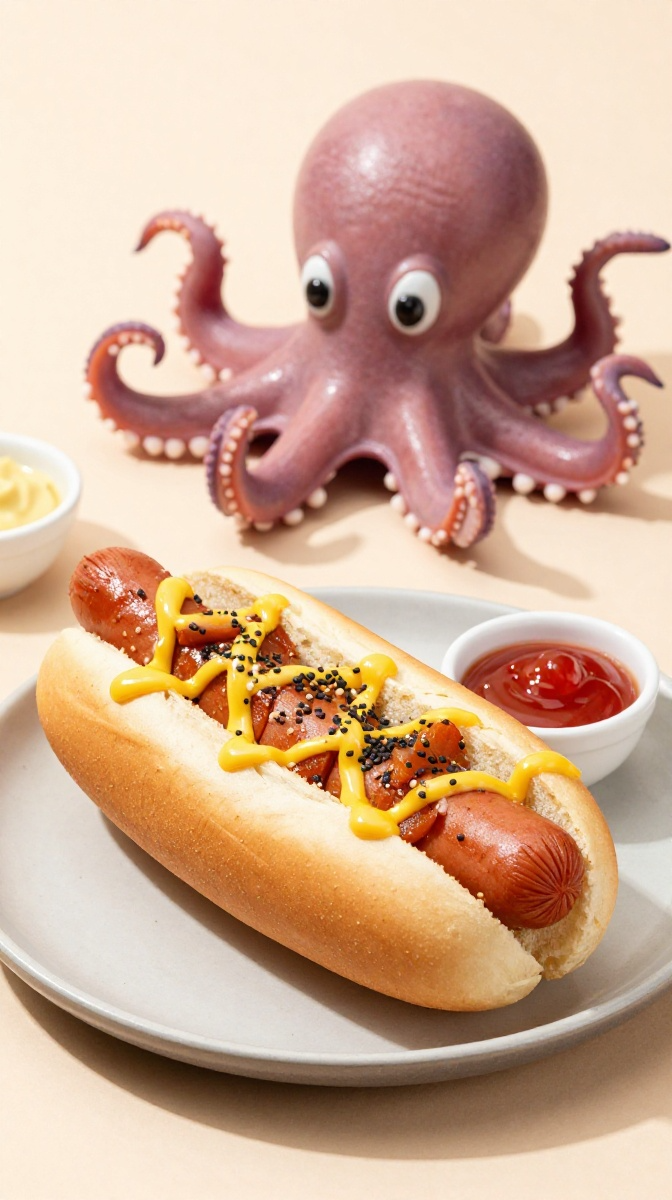 Hot Dog Octopus Buddies (Super Cute!)