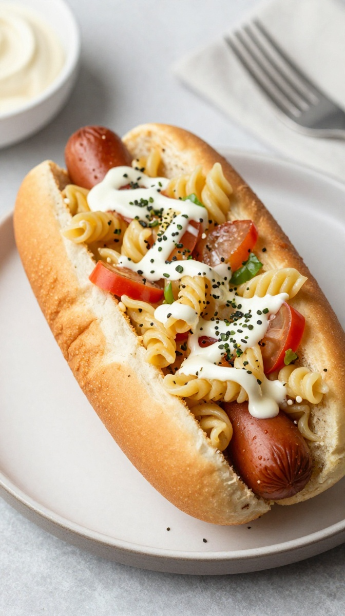 Hot Dog Pasta Salad