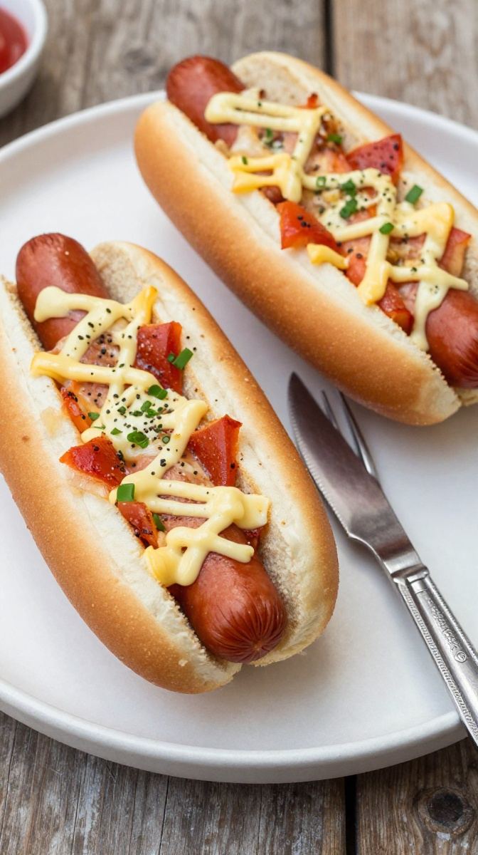 Hot Dog Pizza Bites (Fork and Knife Required!)