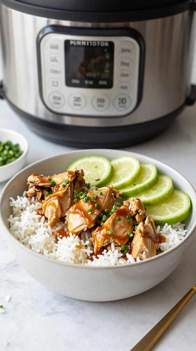 Instant Pot Chicken & Rice Bowl