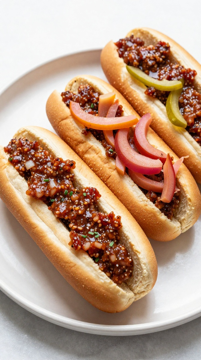 Keto Chicago-Style Relish Dogs with Pickled Veggies