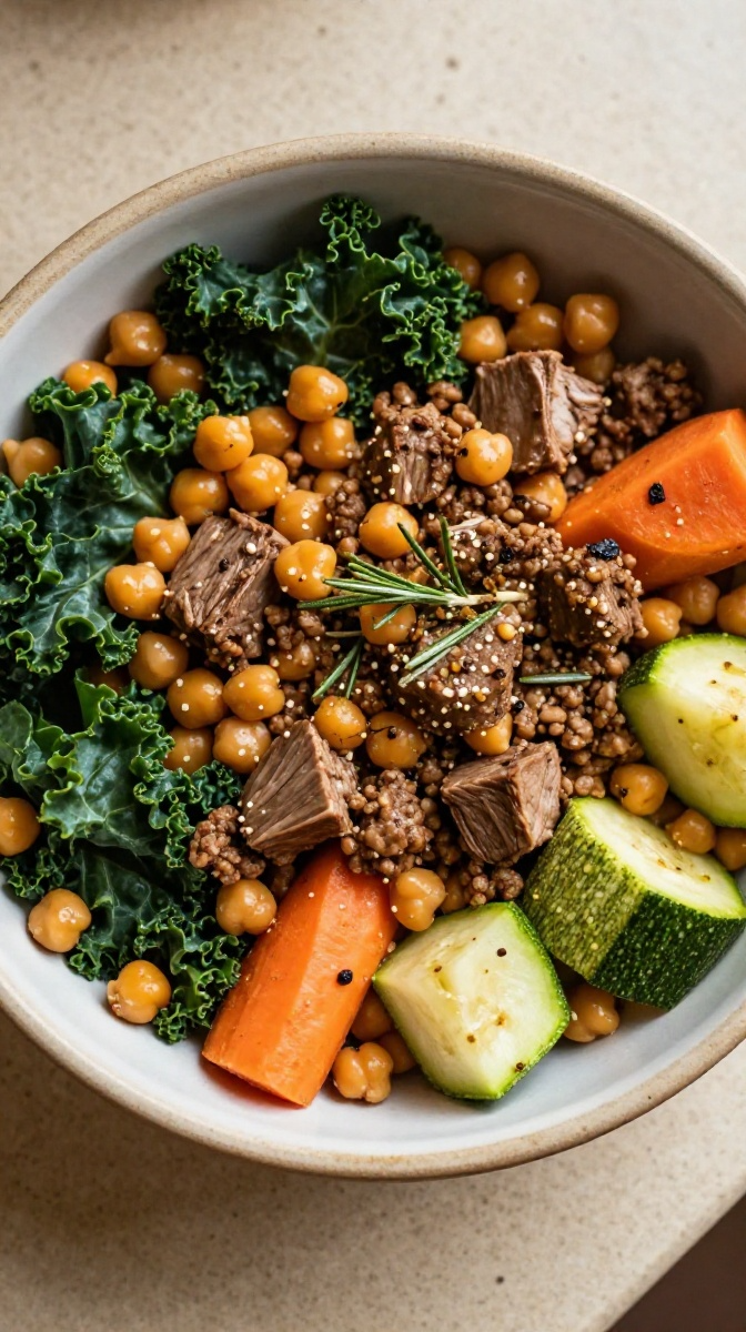 Lamb & Chickpea Heart-Health Bowl