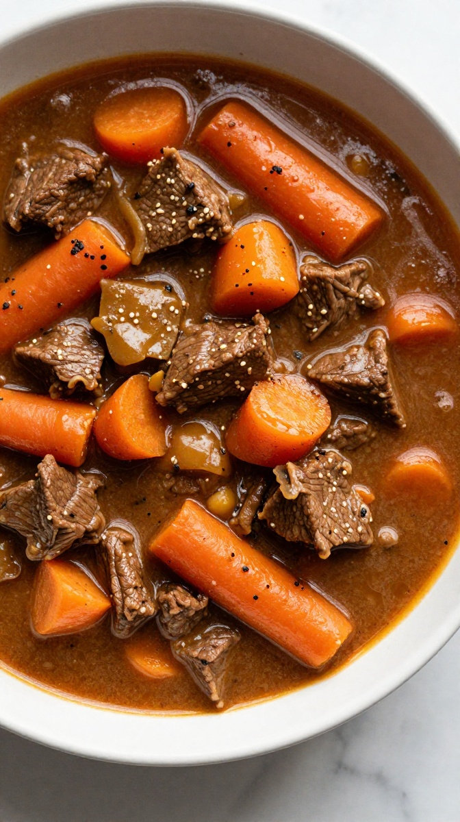 Lean Beef & Carrot Soft Stew
