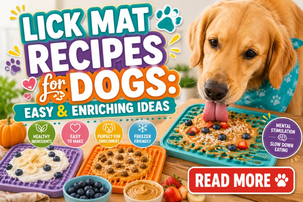 Lick Mat Recipes for Dogs Easy & Enriching Ideas