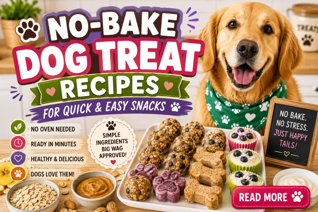 No-Bake Dog Treat Recipes for Quick & Easy Snacks