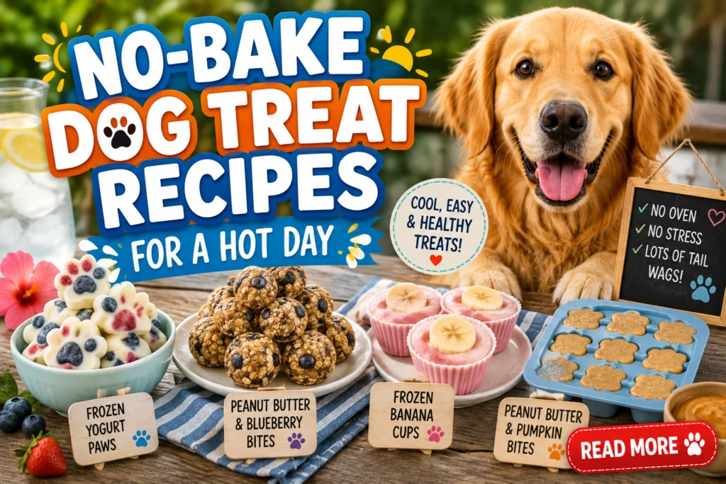 No-Bake Dog Treat Recipes for a Hot Day