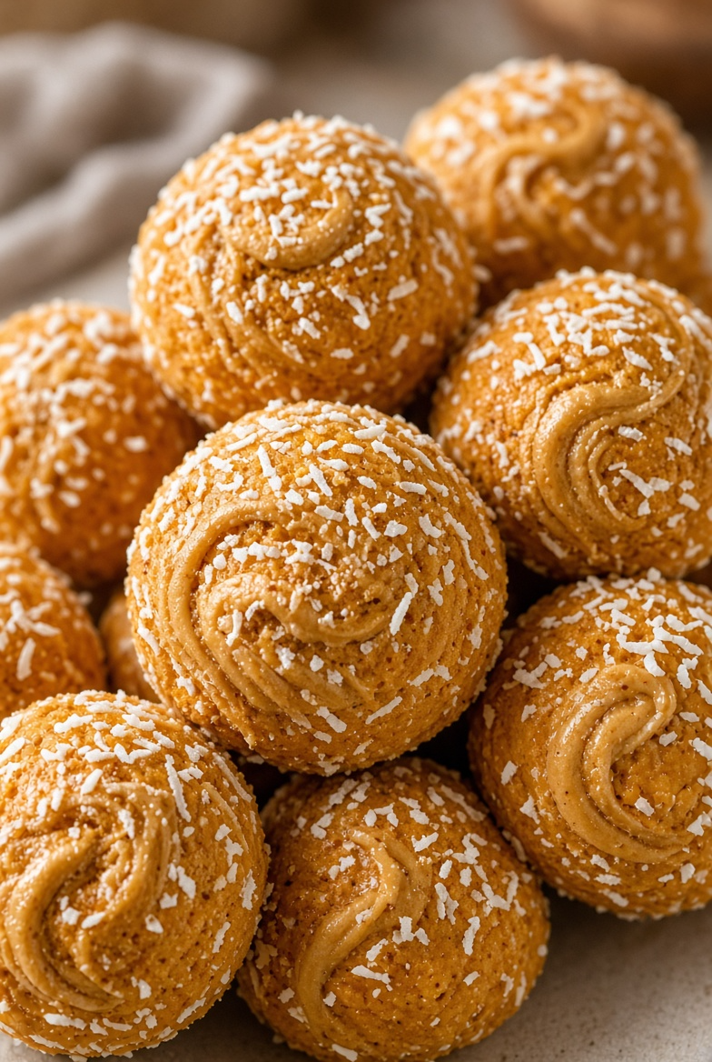 No-Bake Pumpkin Peanut Butter Balls