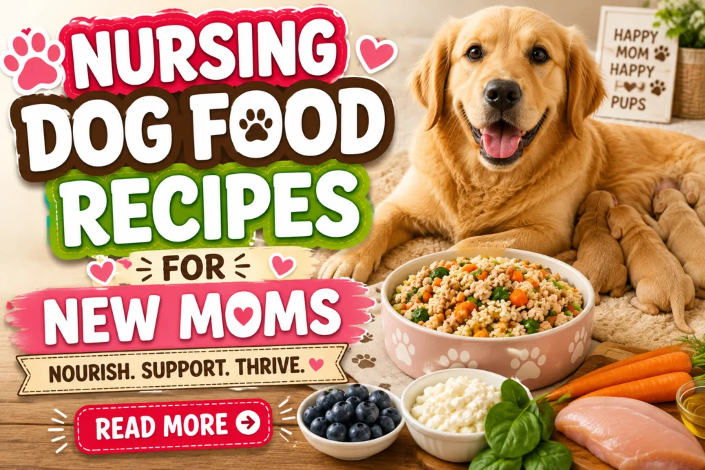 Nursing Dog Food Recipes for New Moms