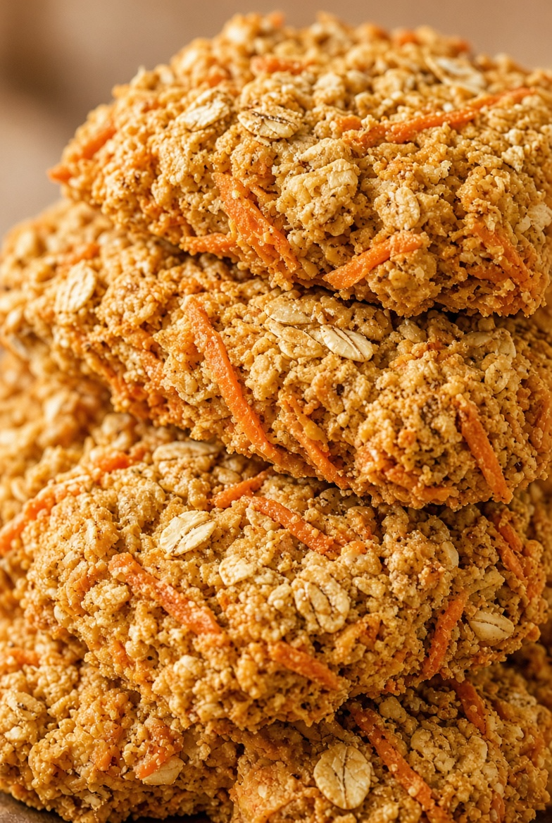 Oat & Carrot Crunch Biscuits