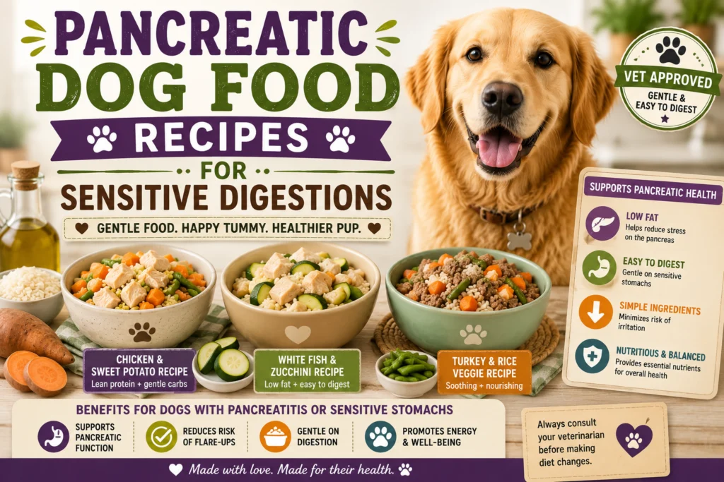 Pancreatic Dog Food Recipes for Sensitive Digestions
