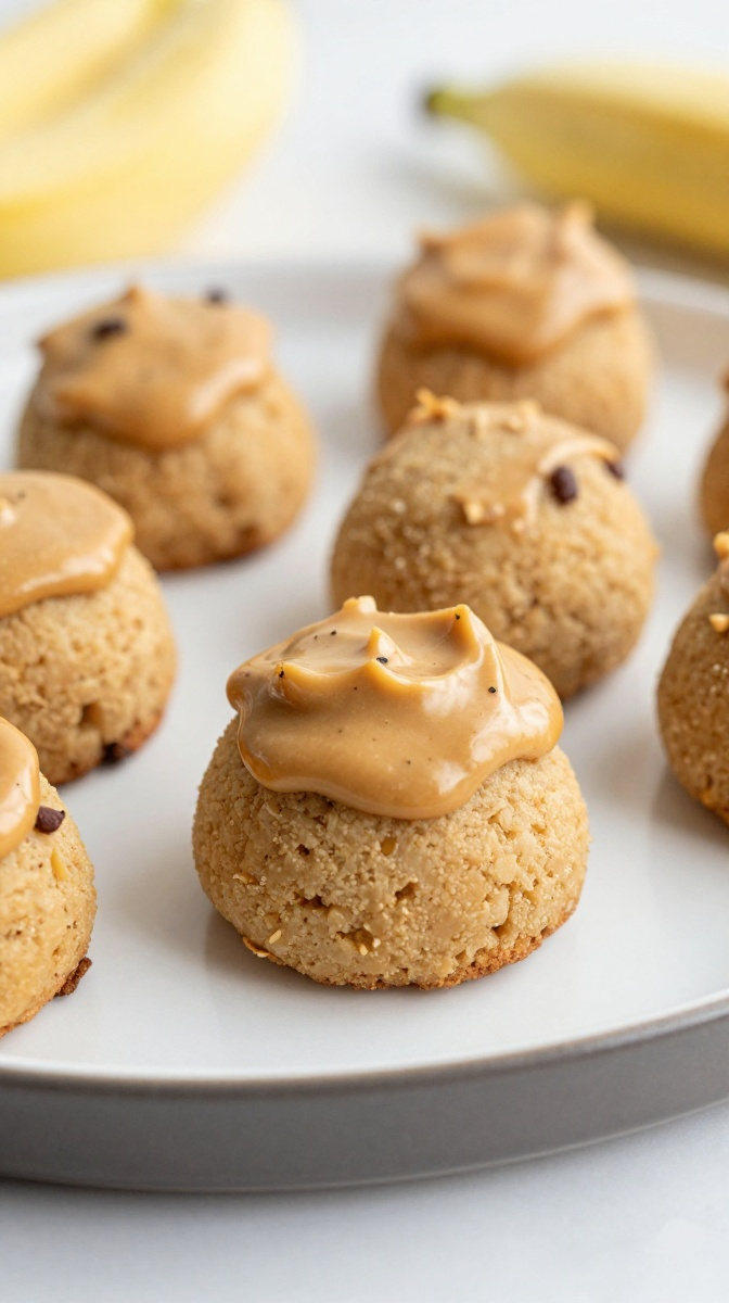 Peanut Butter & Banana Bark-ery Bites