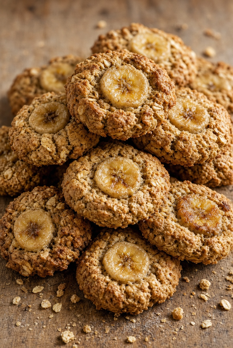 Peanut Butter Banana Pup Biscuits