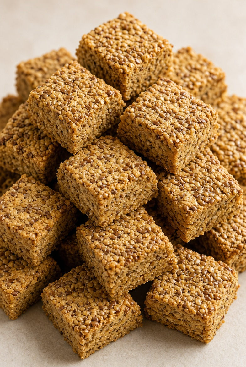 Peanut Butter Flaxseed Crunchies