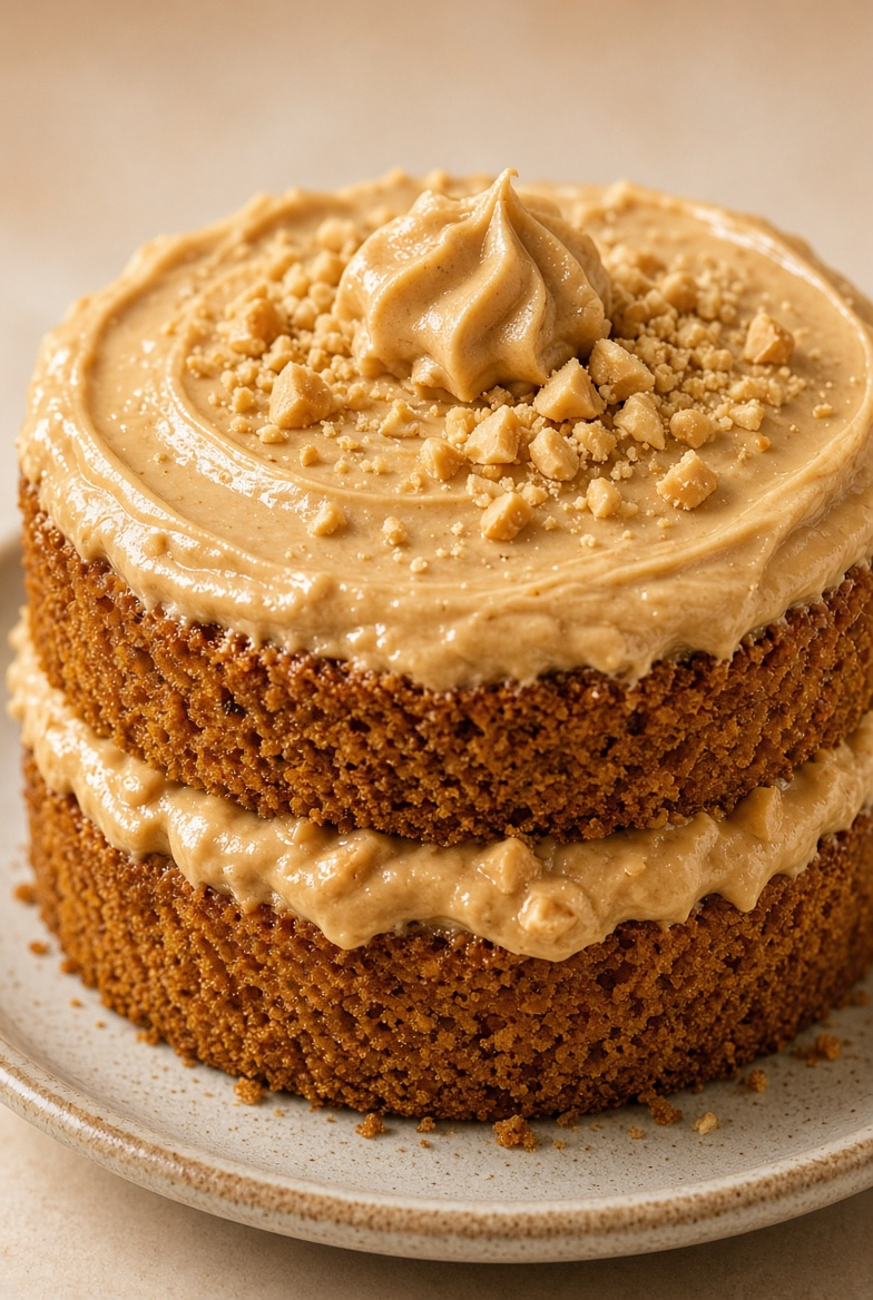 Peanut Butter Sweet Potato Cake