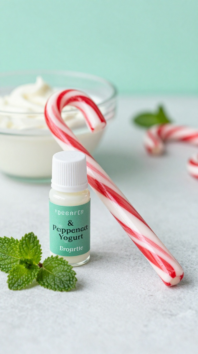 Peppermint & Yogurt Candy Cane Drops
