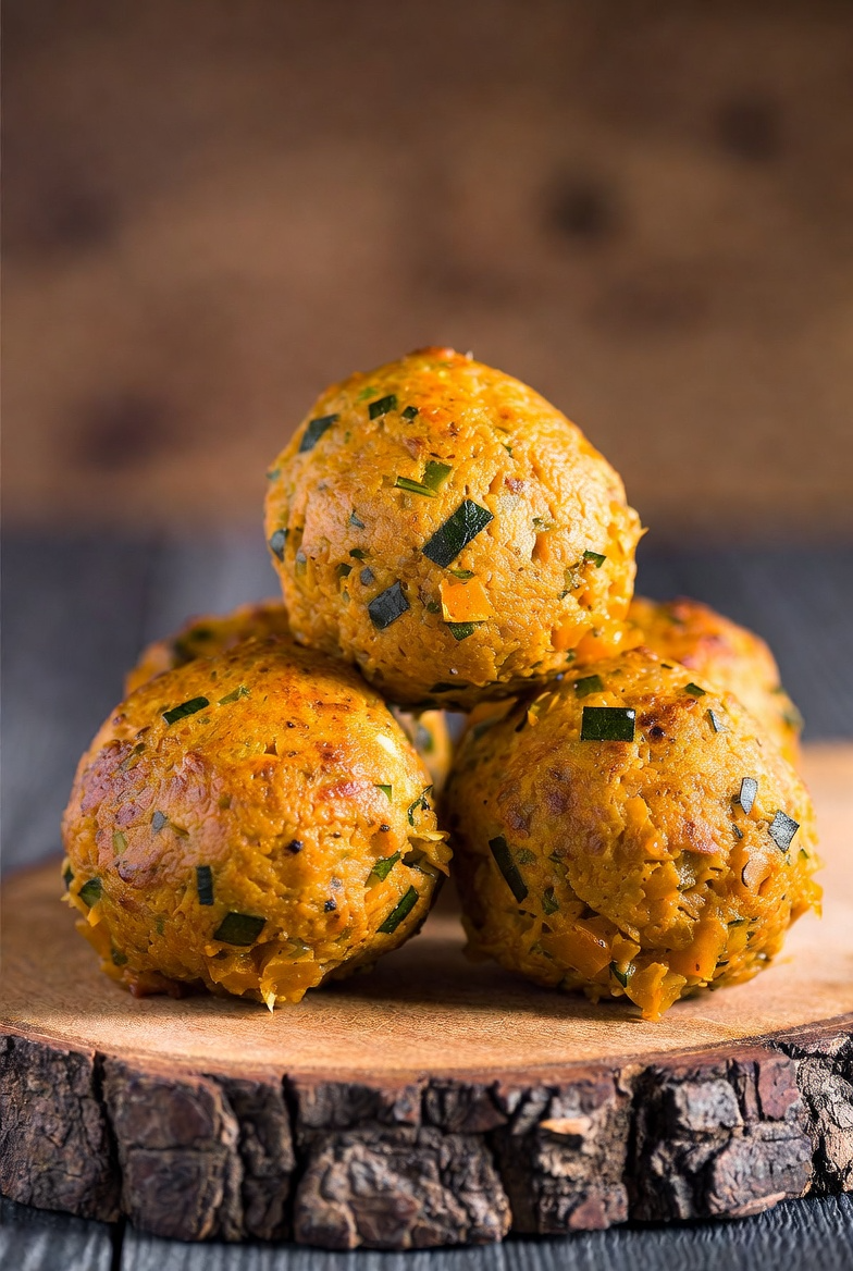 Pumpkin Beef Meatball Bites