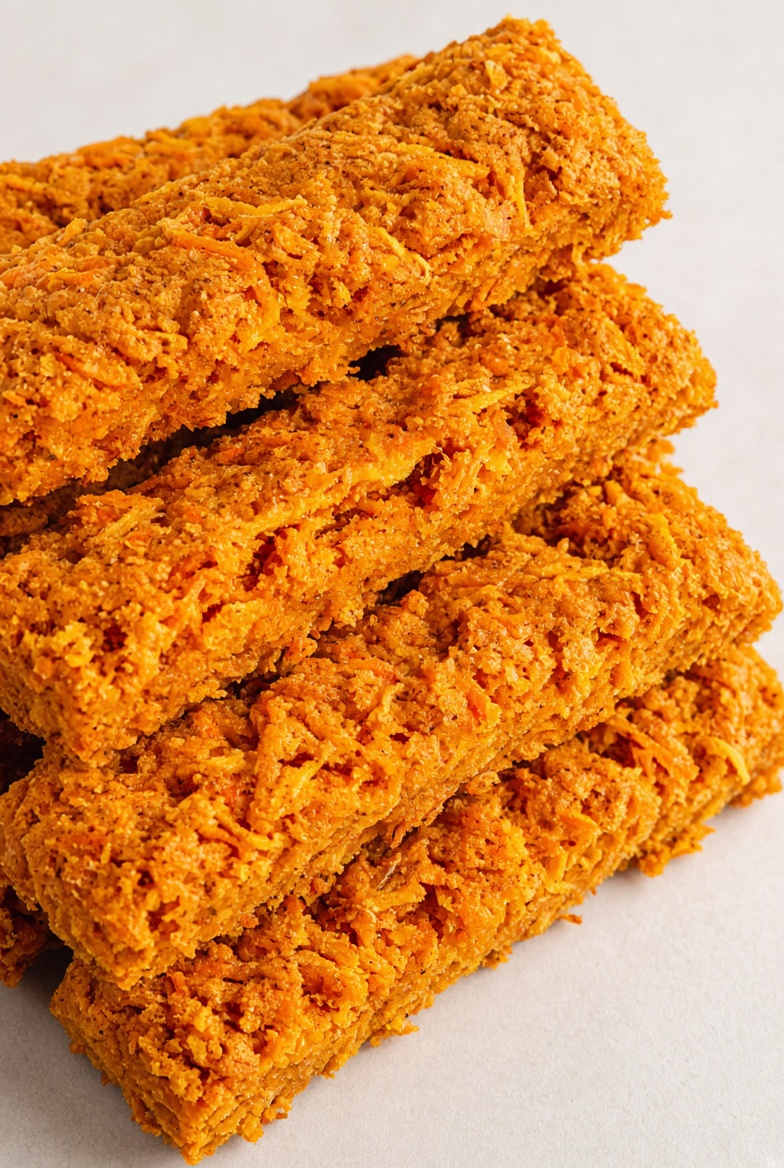 Pumpkin Carrot Crunch Sticks