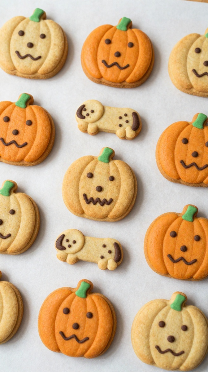 Pumpkin Dog Biscuits