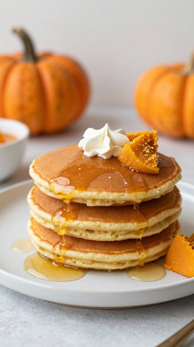 Pumpkin Dog Pancakes