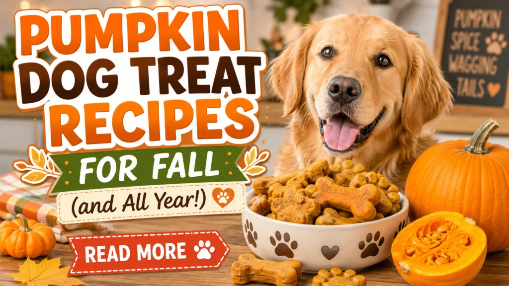 Pumpkin Dog Treat Recipes for Fall (and All Year!)