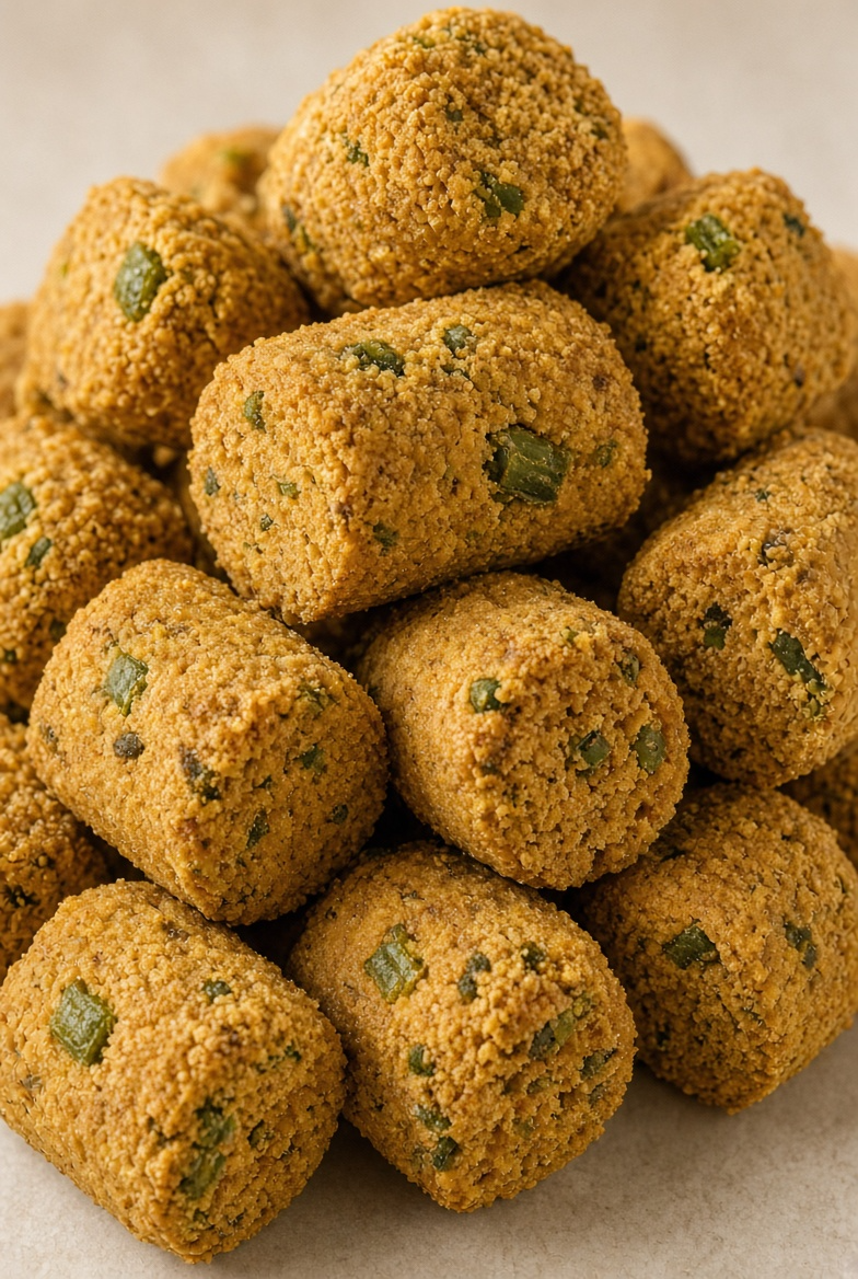 Pumpkin Green Bean Crunchies
