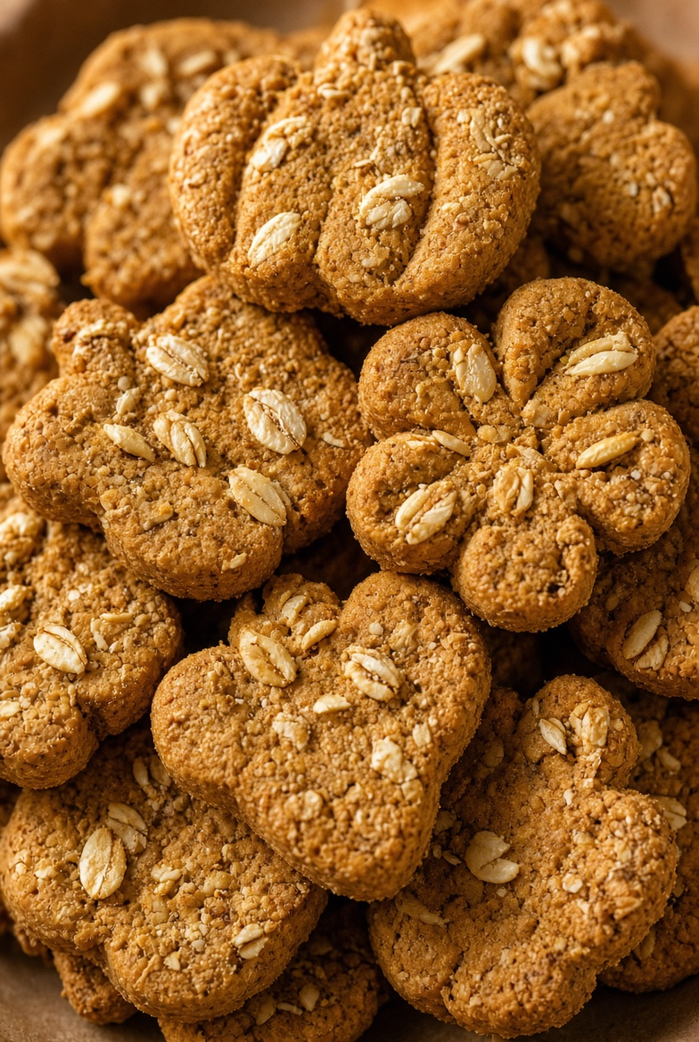Pumpkin Oat Dehydrated Biscuits