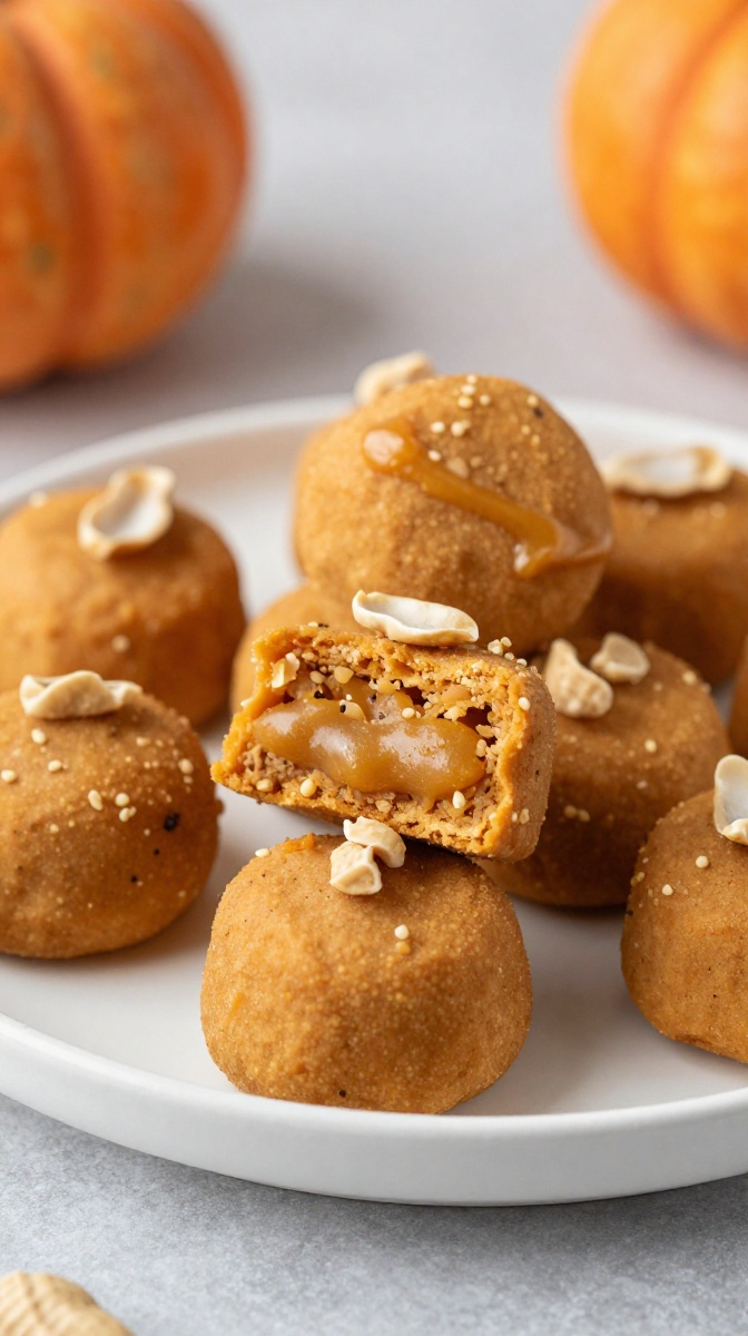 Pumpkin & Peanut Butter Bites
