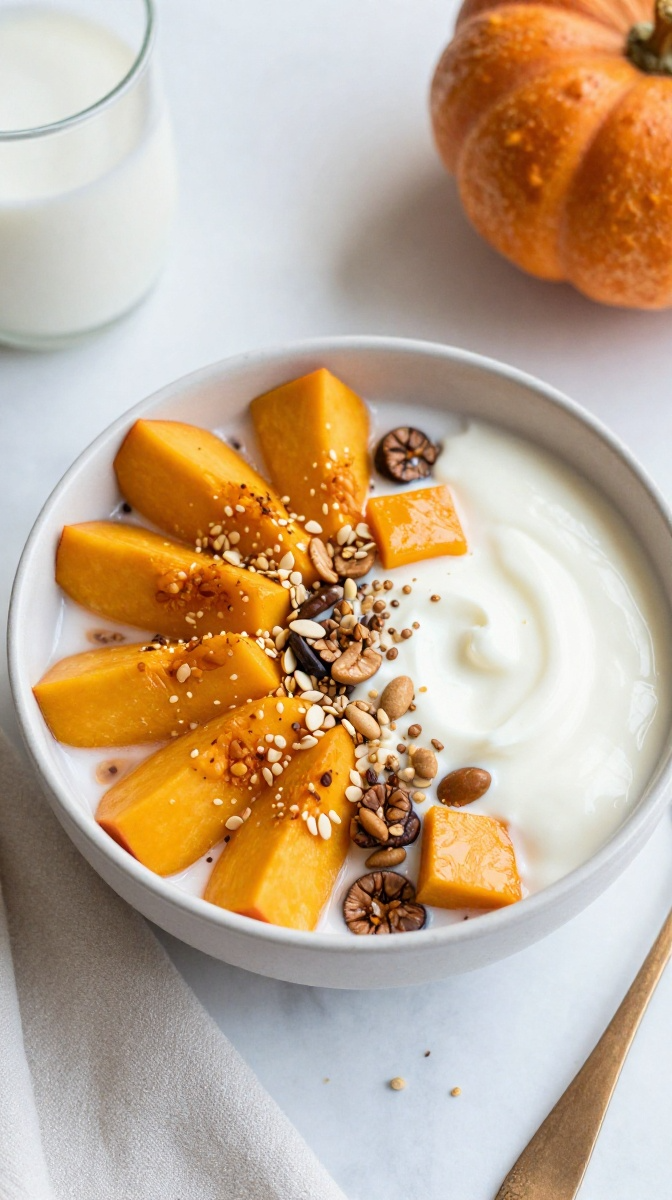 Pumpkin Yogurt Breakfast Bowl